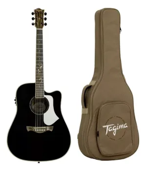 Violão Eletroacústico Tagima Fs200 Black Eq Aço Com Bag