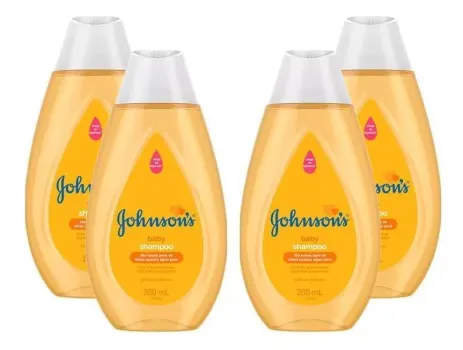 Kit Com 4 Shampoos Johnson's Baby Regular - 200ml