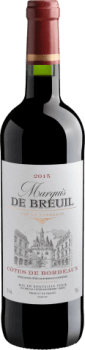 Vinho Marquis de Breuil Côtes de Bordeaux AOC 2015 750ml