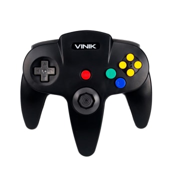 Controle N64 para PC Vinik, USB, Preto - 107487