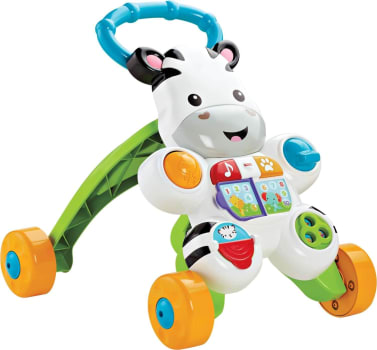 Fisher-Price, Andador E Apoiador Para Bebês, Formato Zebra, Com Sons Educativo