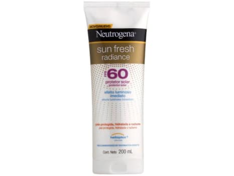 Protetor Solar Corporal Neutrogena FPS 60 - Sun Fresh Radiance 200ml - Magazine Ofertaesperta