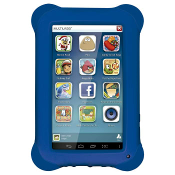 Tablet Infantil Kid Pad Quad Core 8Gb Camera 2.0 MP Azul - NB194 Multilaser