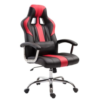 Cadeira Gamer Jaguar Preta e Vermelha
