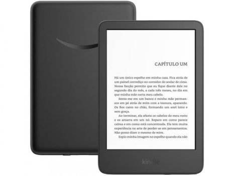 Kindle 11ª Geração Amazon 6” 16GB 300 ppi - Wi-Fi Luz Embutida Preto - Magazine Ofertaesperta