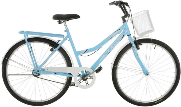 ULTRA BIKE Bicicleta Bikes Summer Vintage Line Aro 26 Azul Bebe/Branco