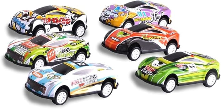 Kit com 5 Carrinhos Drift Racing em Metal, Zoop Toys, Multicor, ZP00727