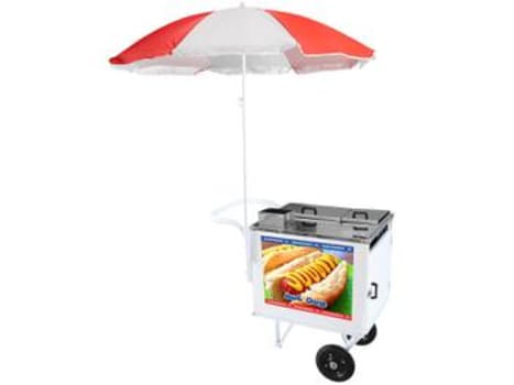 Carrinho de Cachorro Quente Armon - Street Food Standard com Guarda-sol