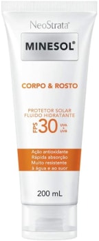 Neostrata Minesol Corpo & Rosto Protetor Solar Fluido Hidratante Fps 30 200ml - Neostrata