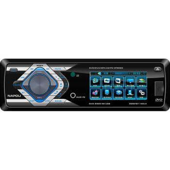 DVD Player Automotivo Napoli DVD-9986  Tela 3" Entrada Auxiliar SD