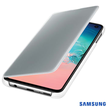 Capa para Galaxy S10e Clear View Branca - Samsung - EF-ZG970CWEGBR