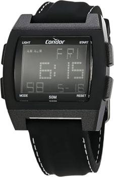 Relógio Condor, Pulseira de Silicone, Masculino Preto COBJ2649AK/T6P  