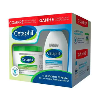 Cetaphil Creme Hidratante 453g + Loção de Limpeza 120ml - Kit de Tratamento para o Rosto - Magazine OfertaespertaLogo LuLogo Magalu