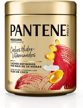 Pantene - Máscara Capilar Intensiva Cachos Hidra-Vitaminados, com Óleo Capilar de Coco, Tratamento Capilar Reparador, 600 ml