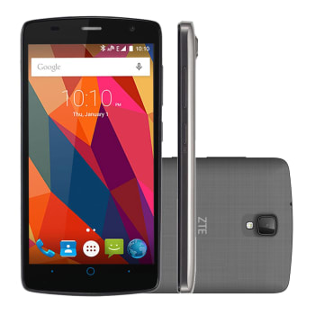 Smartphone ZTE L5 Shade 8GB Cinza 3G Tela 5" Câmera 8MP Android 5.1