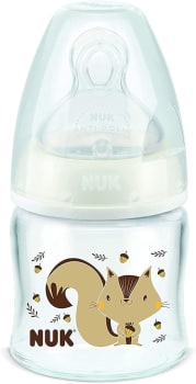 NUK Mamadeira Fc Newborn S1 - Neutral - Branco 90 Ml