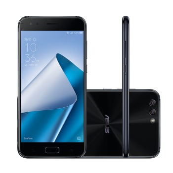 Smartphone Asus Zenfone 4 ZE554KL-1A122BR 128GB Black 4G Tela 5.5" Câmera 12MP Android 6.0