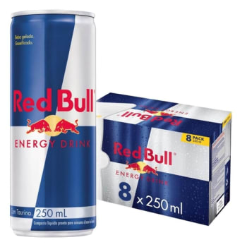 Energético Red Bull Energy Drink, 250 ml (8 latas)