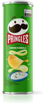 3 Unidades — Salgadinho Batata Frita Pringles Creme & Cebola 109g