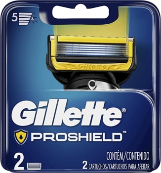 Carga para Aparelho de Barbear Gillette Fusion Proshield 2 unidades