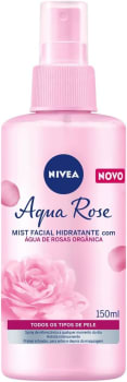 NIVEA Hidratante Facial Mist Aqua Rose 150ml - Hidratante em spray com água de rosas, pode ser usado como primer ou para refrescar a pele nos dias quentes