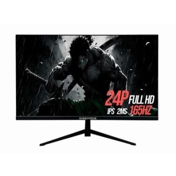 Monitor Gamer Rise Mode 24" Full HD 165hz IPS Preto DisplayPort e VGA sRGB 99% Suporte Vesa - RM-MOG-24F165FH-B