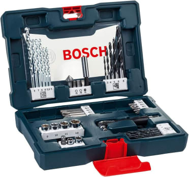 Jogo de Brocas Soquetes e Bits Kit V-Line 41 peças Bosch