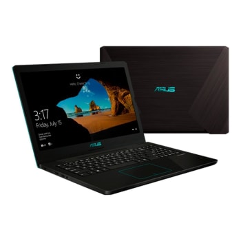 Notebook Gamer Asus AMD Ryzen 5 3500U, 8GB, 1TB, NVIDIA GTX1050 4GB, Windows 10 Home, 15.6´, Preto/Azul - M570DD-DM122T