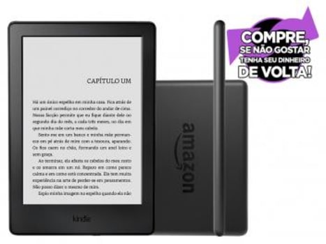 Kindle 8ª Geração Amazon Tela 6” 4GB Wi-Fi - Preto - Magazine Ofertaesperta