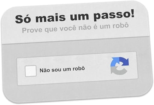 Tapete Decorativo Captcha Eu não sou um Robô