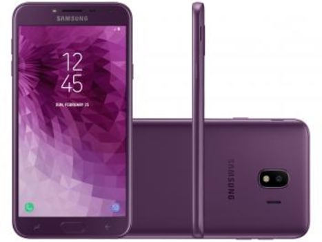 Smartphone Samsung Galaxy J4 32GB Violeta - Dual Chip 4G Câm. 13MP + Selfie 5MP Flash 