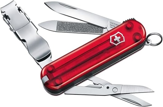 Canivete Victorinox NailClip 580, Vermelho, 8 funções