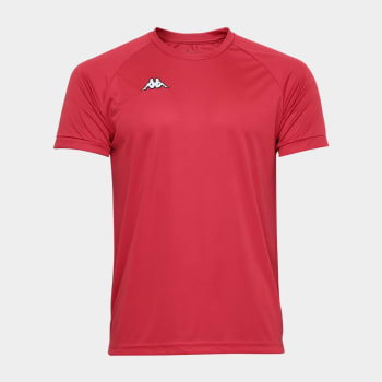 Camisa Kappa Raglan Basic Masculina - Vermelho