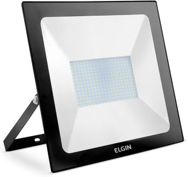 Refletor De Led Elgin, 200W, Bivolt (Preto)