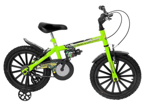 Bicicleta Infantil Aro 16 Track & Bikes Dino Neon Freio V-Brake - Bicicleta Infantil - Magazine {{route.pmdStoreName}}Logo LuLogo Magalu