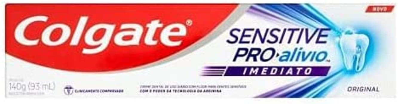 10 Unidades - Creme Dental Colgate Sensitive Pro Alivio Imediato - 140g