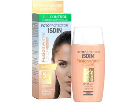 Protetor Solar Facial ISDIN FPS 50 Fusion Water - Fotoprotector 50ml - Magazine Ofertaesperta