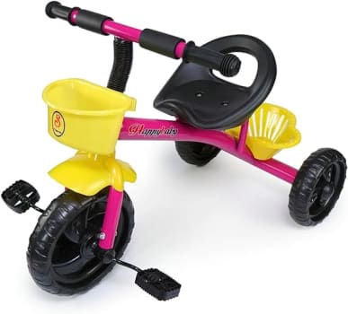 Triciclo Infantil com Pedal e Cesto - Mega Compras