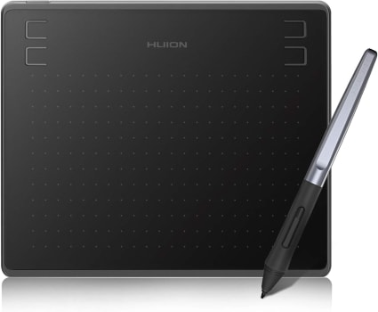 Mesa Digitalizadora Huion HS64, Caneta Sem Bateria com 8192 Níveis de Sensibilidade à Pressão