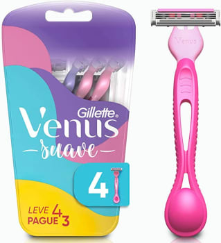 Aparelho de Depilar Gillette Venus Suave 4 Unidades