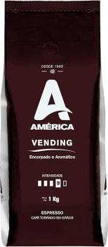 América Café Torrado Em Grãos Vending 1 Kg