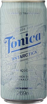 12 Unidades — Tônica Antárctica Tônica Antarctica - Água Tônica Zero Lata 269Ml