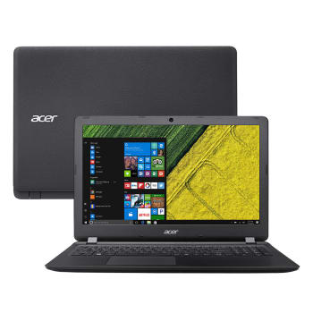 Notebook Acer Intel Celeron Quad Core N3450 4GB 500GB Windows 10 Tela 15,6" Es1-533-C27U Preto
