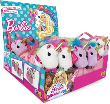 Pelúcia Barbie Dreamtopia Unicórnio Display com 12 Infantil Fun