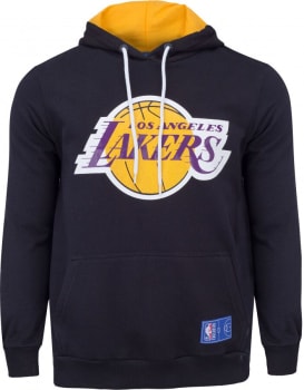 white lakers moletom com capuz