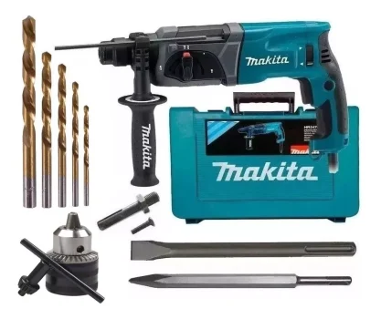 Martelete Combinado Makita Sds Hr2470 800w + Kit Ferramentas