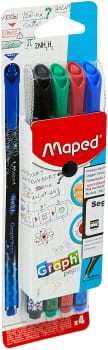 Caneta Fineliner 4 Cores - Maped