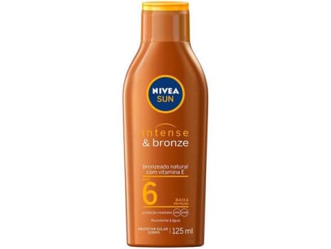 Loção Bronzeadora Nivea Sun Intense & Bronze - FPS 6 125ml