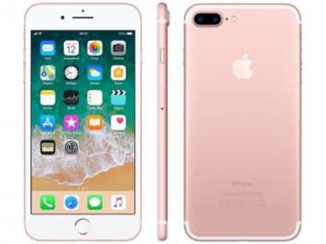 iPhone 7 Plus Apple 128GB Ouro Rosa 4G Tela 5.5" - Retina Câm. 12MP + Selfie 7MP iOS 11 - Magazine Ofertaesperta