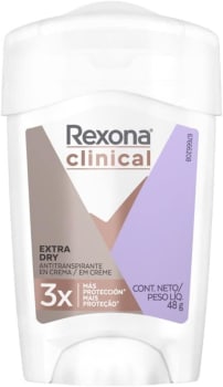 2 Unidades — Desodorante Antitranspirante Rexona Clinical Extra Dry 48g